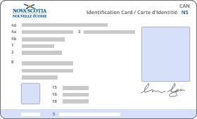 Nova Scotia Identification Card